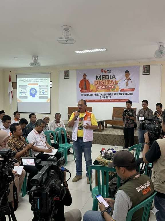 Optimalkan Komunikasi Politik, DPD PKS Wonogiri Gelar Pelatihan Media Digital Berbasis AI