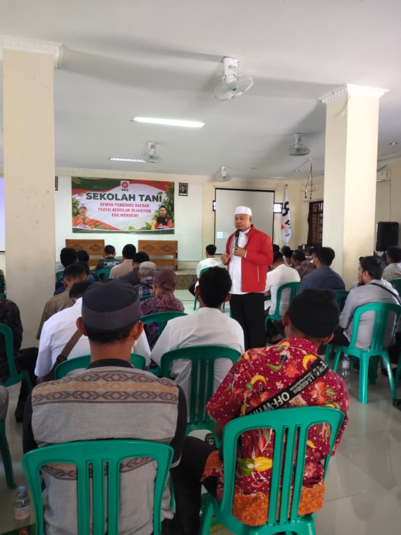 DPD PKS Wonogiri Gelar Sekolah Tani, Tingkatkan Edukasi Petani untuk Perkuat Ketahanan Pangan
