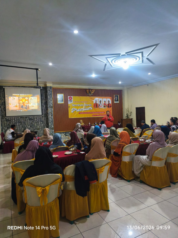 Bidang Ekonomi DPD PKS Wonogiri Gelar Seminar Bisnis Premium, Bekali Anak Muda Tingkatkan Income Lewat Side Hustle